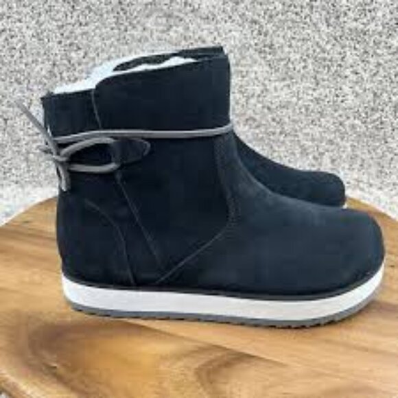 Black Suede Waterproof Boots - Picture 4 of 4